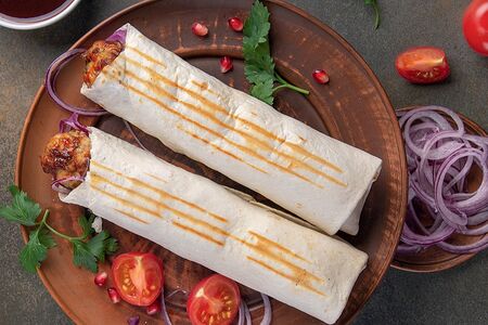 Люля-кебаб в лаваше