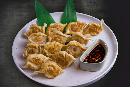 Пельмени с курицей и грибами