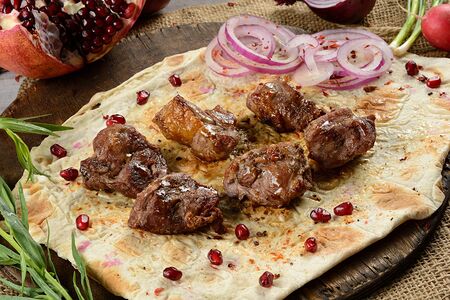 Шашлык из бараньей мякоти