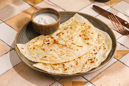 Кутабы с зеленью