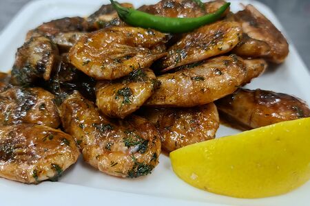 Креветки жареные