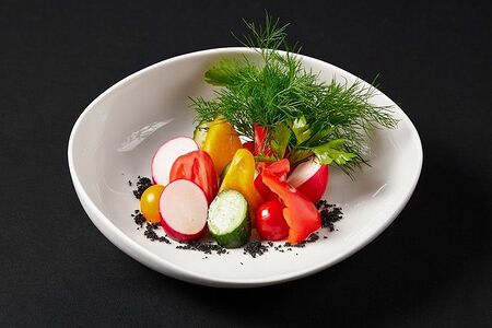 Букет из свежих овощей