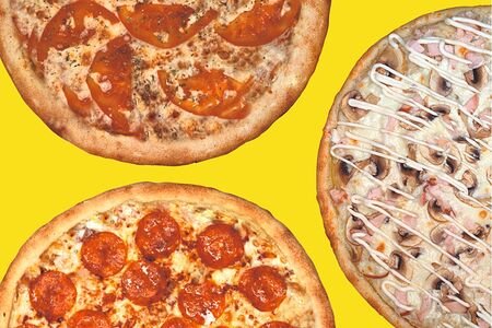 3 пиццы 28 см