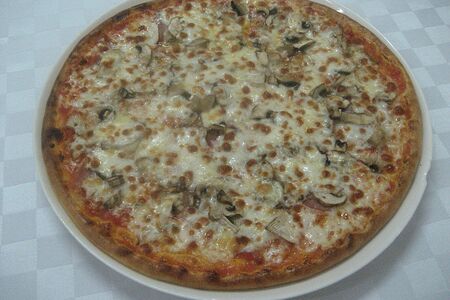 Халяль с ветчиной и грибами