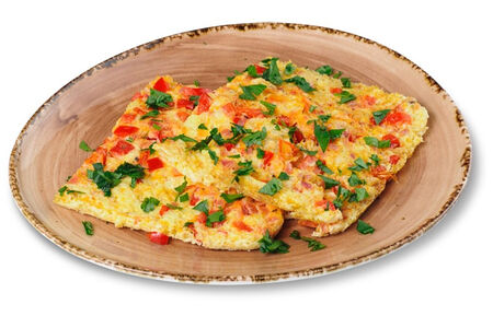 Омлет с овощами