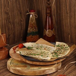 Кутаб с сыром и зеленью