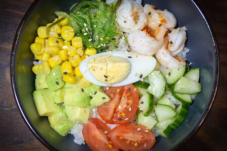 Поке с креветкой