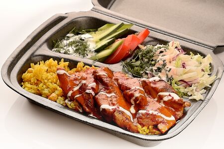 Пилав с курицей карри