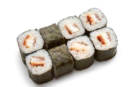 Маки с угрём