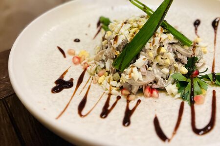 Шеф-салат с языком