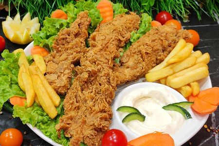 Криспи в тарелке