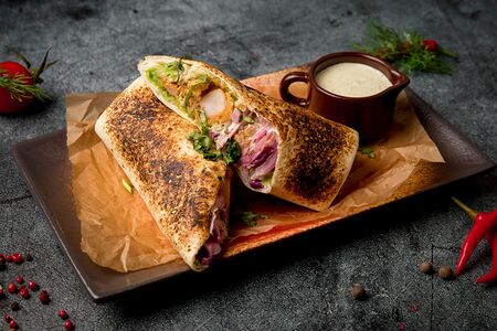 Буррито с креветкой