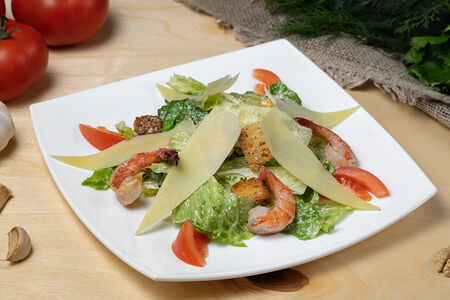 Цезарь с креветками