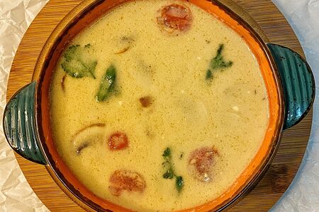 Суп Том кха с курицей