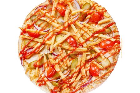 Пицца Манхэттен с картофелем фри