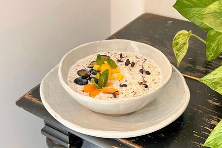 Каша из киноа на кокосовом молоке