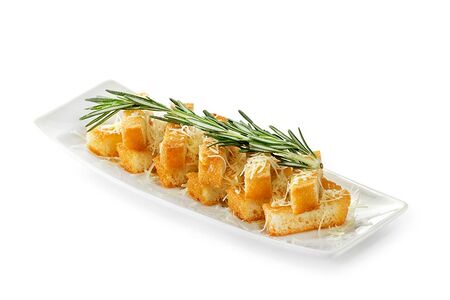 Гренки с чесноком