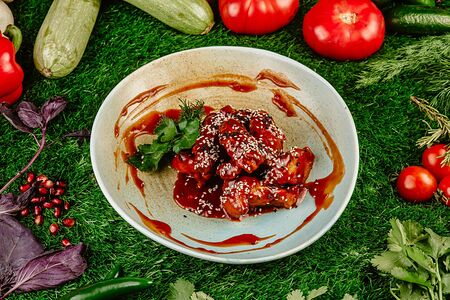 Куриные крылышки BBQ