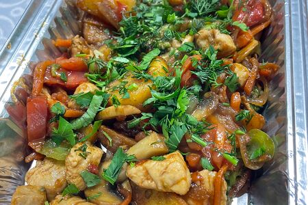 Жаркое с курицей