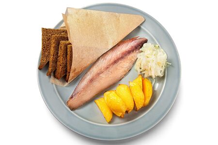 Закуска по-сибирски со скумбрией