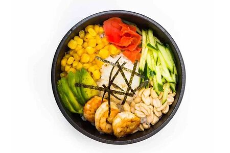 Поке с креветками