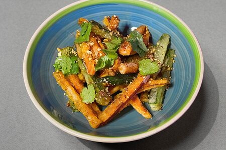 Салат Стир-фрай с болгарским перцем