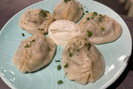 Манты с говядиной