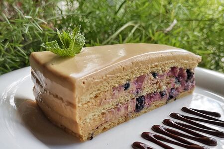 Черничный пирог