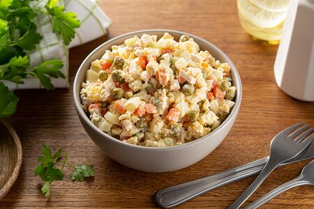 Оливье с курицей