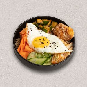 Բիբիմբապ մանրածովախեցգետնով