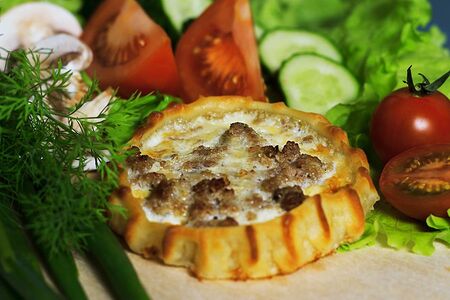 Перепечки с мясом 16 шт