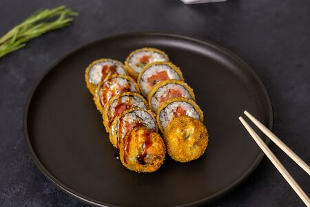 Сяке спайси темпура