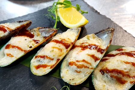 Мидии запеченные