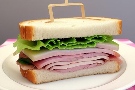 Сэндвич с ветчиной