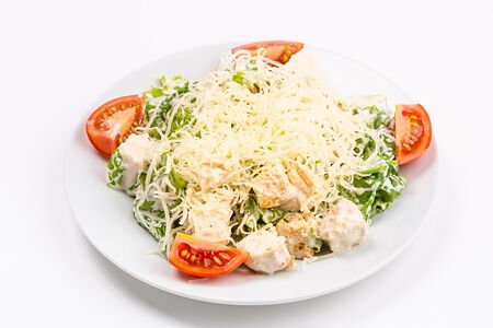 Салат Цезарь с курицей
