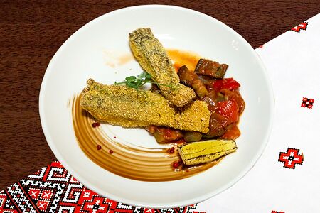 Карп по-кишинёвски с гивечем