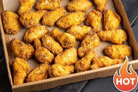 Жгучие куриные крылышки фри