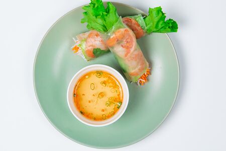 Спринг ролл с креветками