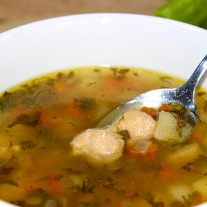 Суп с фрикадельками
