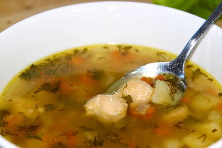 Суп с фрикадельками