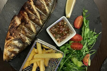 Сибас на гриле