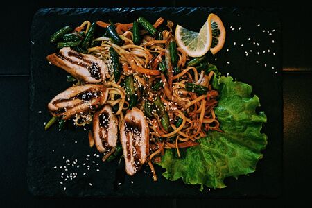 Wok c курицей