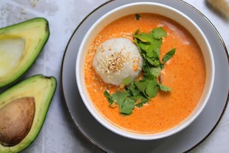 Красный Карри с морепродуктами