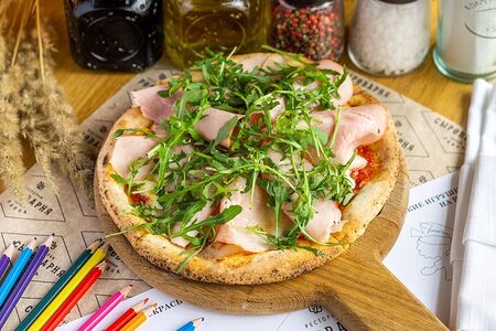 Мини-пицца с окороком