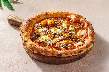 Пицца с щечками