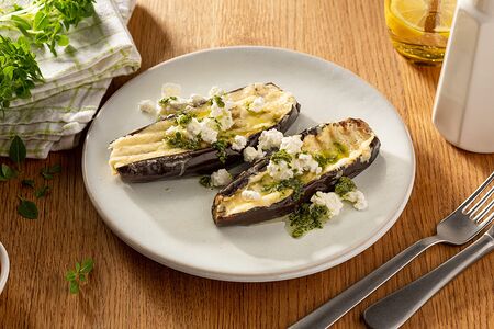 Баклажан запеченный с сыром