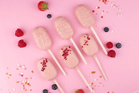 Набор Эскимо в розовой глазури