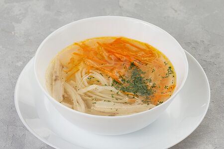 Суп куриный с вермишелью