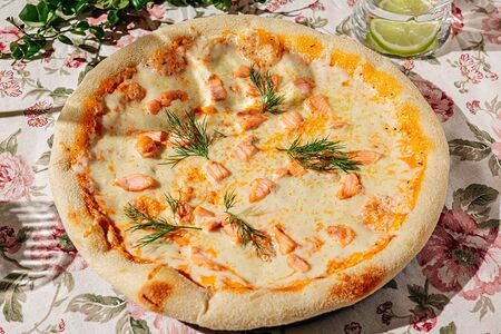 Пицца Сливочный лосось