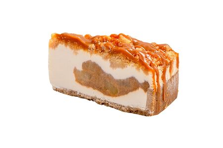 Чизкейк яблочно-карамельный